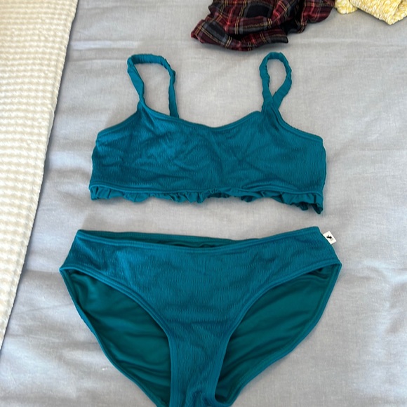 Swim Teal Girls Abercrombie Bikini Poshmark